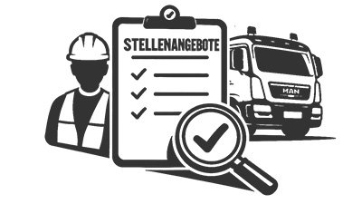 Icon Stellenangebote f&uuml;r Kraftfahrer im Baustellenverkehr